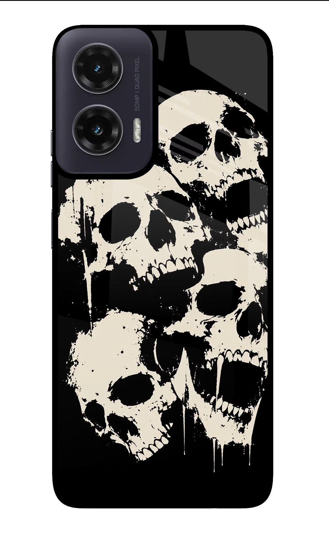 Dead Stack Moto G35 5G Glass Case Back Cover by Casekaro