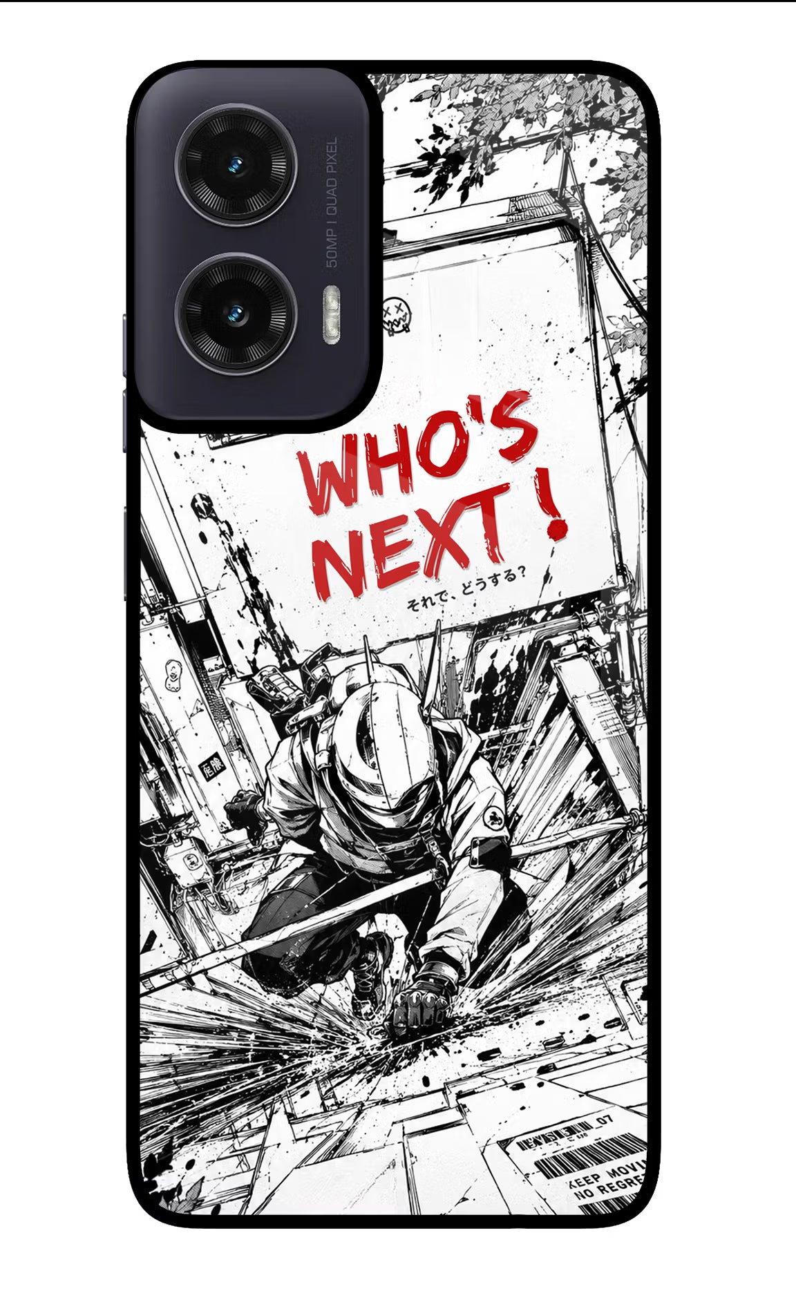 Who's Next Moto G35 5G Glass Case