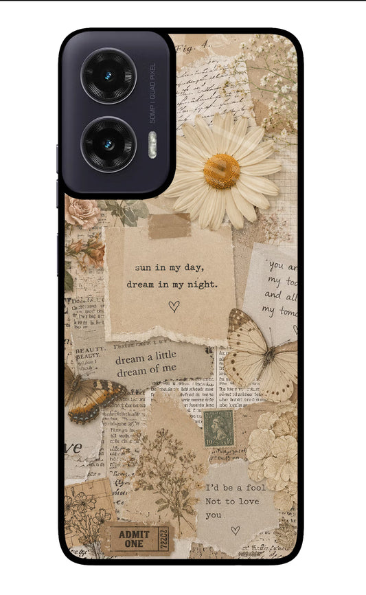 Vintage case Moto G35 5G Glass Case