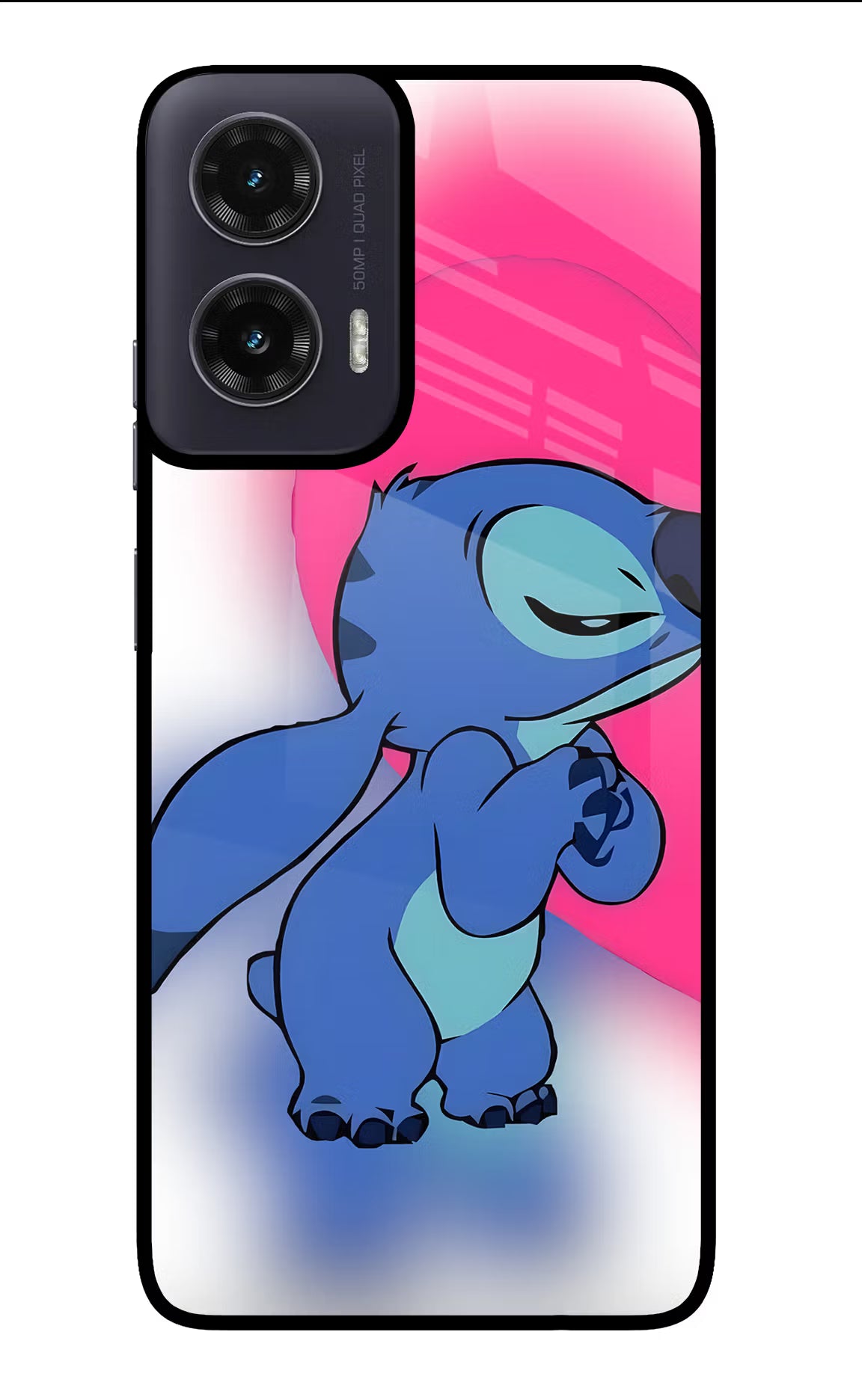 Stitch Hug Moto G35 5G Glass Case