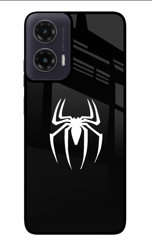Miles Symbol Moto G35 5G Glass Case Back Cover by Casekaro