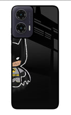 Bat Kitty Moto G35 5G Glass Case Back Cover by Casekaro