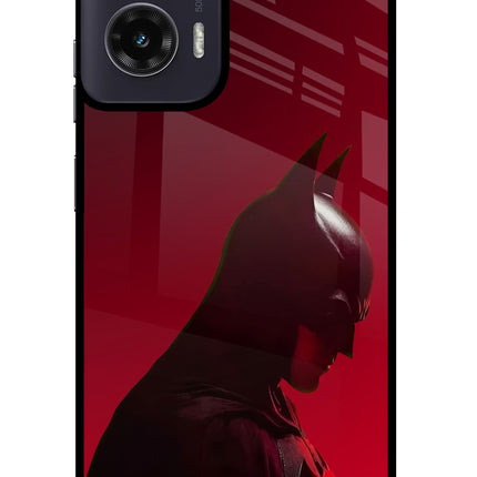 Dark Knight Moto G35 5G Glass Case Back Cover by Casekaro