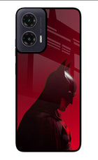 Dark Knight Moto G35 5G Glass Case Back Cover by Casekaro