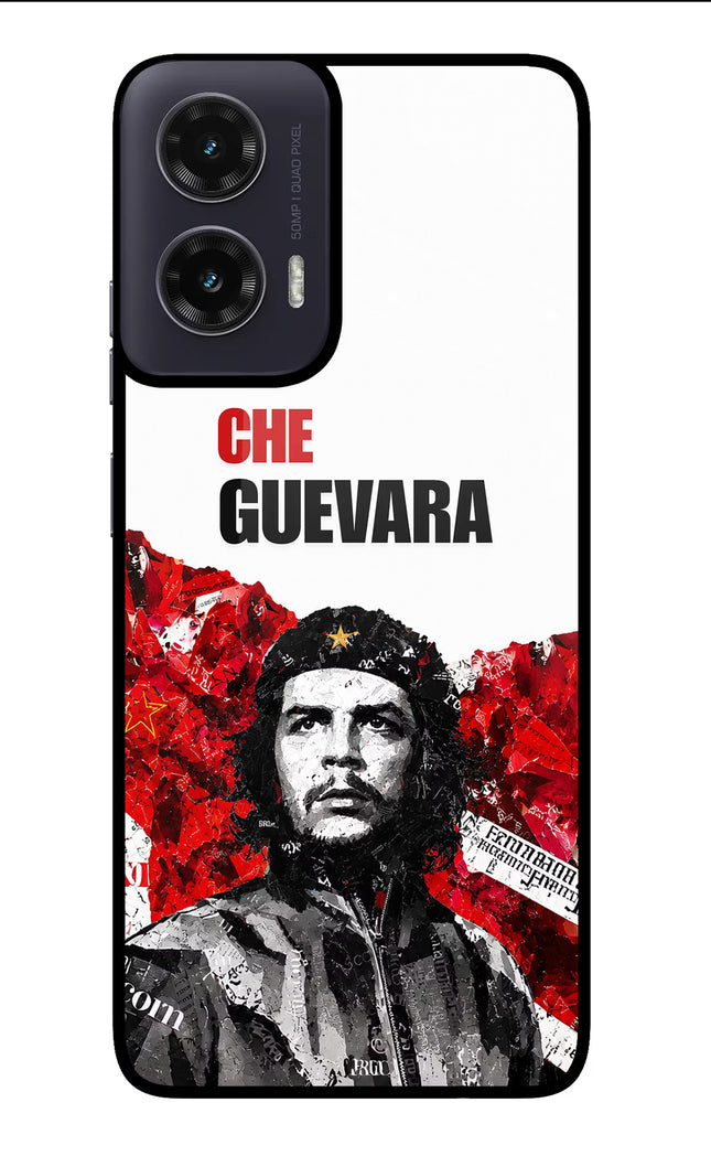 Che Guevara Revolution Moto G35 5G Glass Case Back Cover by Casekaro