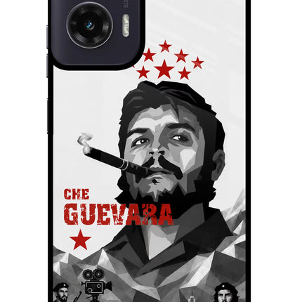 Che Guevara Iconic Moto G35 5G Glass Case Back Cover by Casekaro