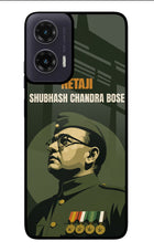 Netaji Legacy Moto G35 5G Glass Case Back Cover by Casekaro