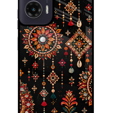 Boho Noir Moto G35 5G Glass Case