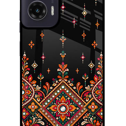 Noir Mehfil Moto G35 5G Glass Case