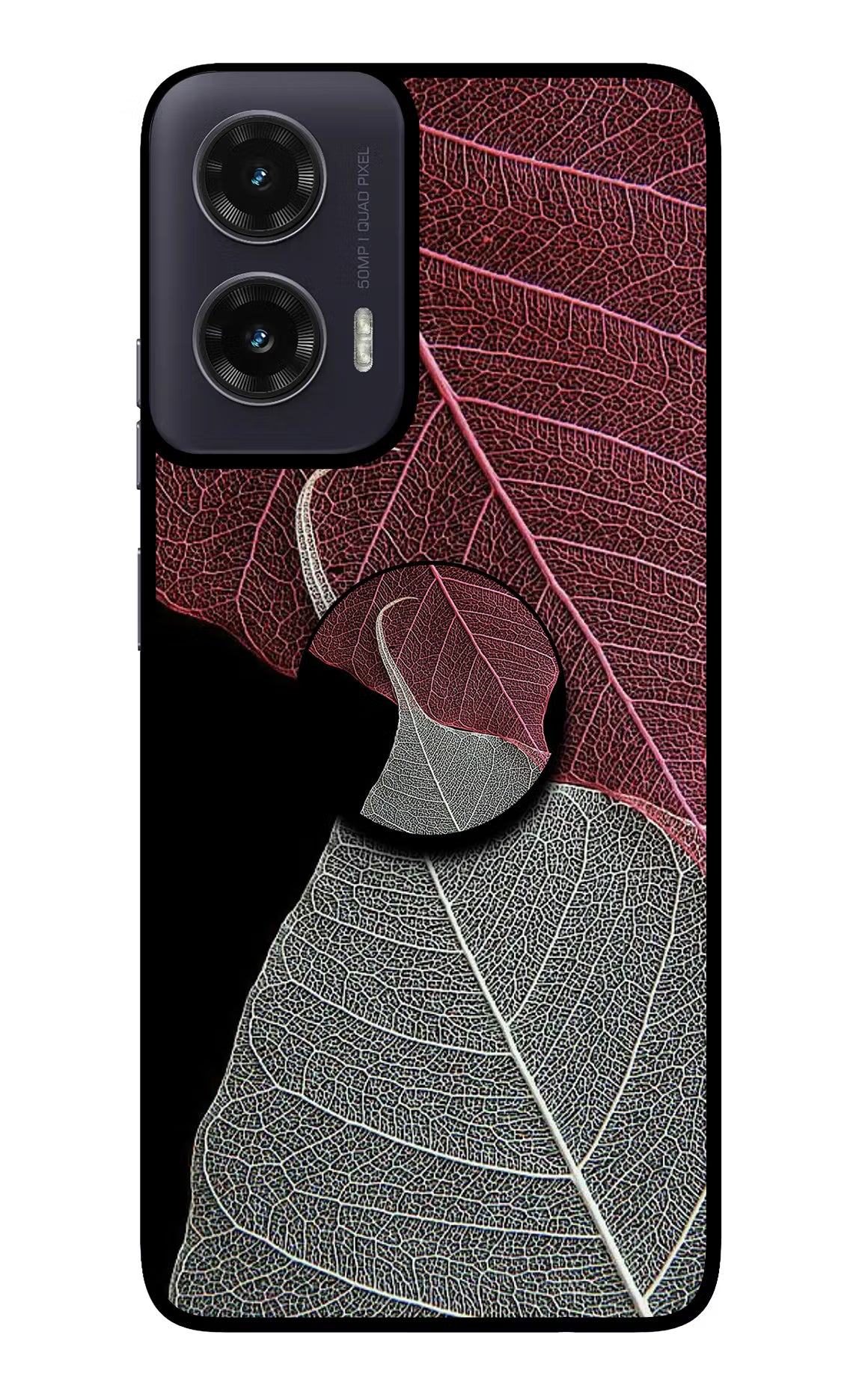 Leaf Pattern Moto G35 5G Pop Case by Casekaro