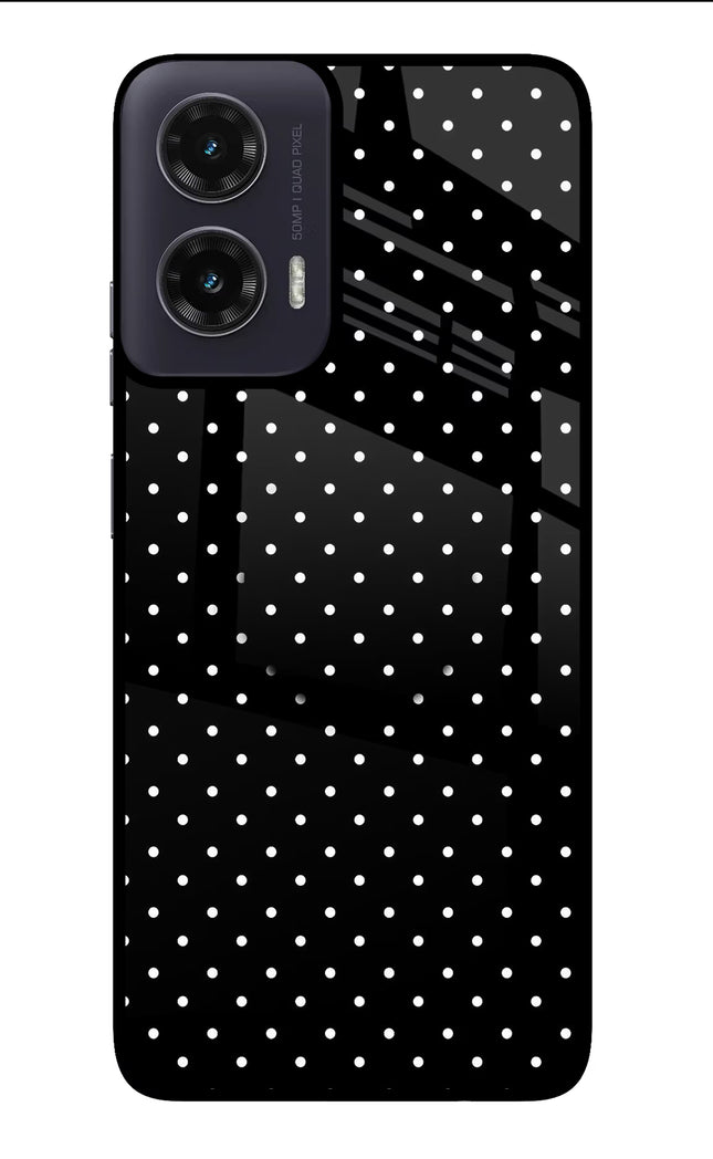 White Dots Moto G35 5G Pop Case by Casekaro