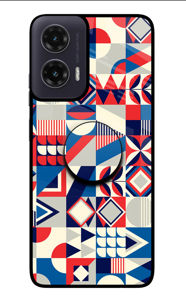 Colorful Pattern Moto G35 5G Pop Case by Casekaro