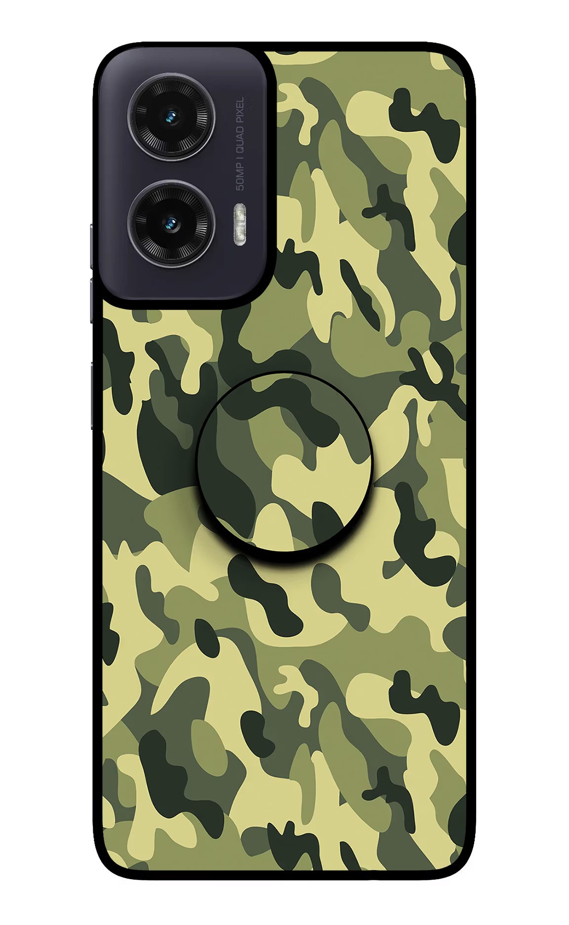 Camouflage Moto G35 5G Pop Case by Casekaro