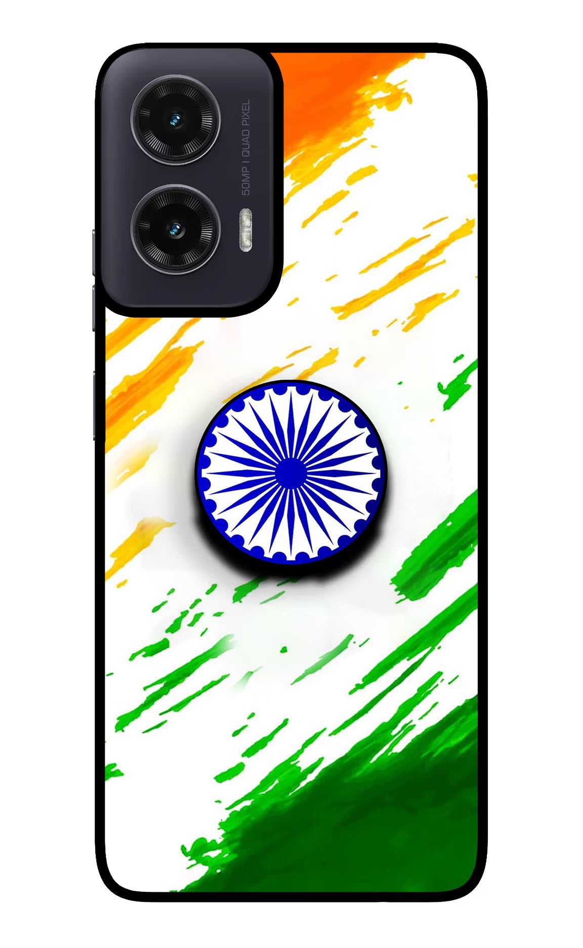 Indian Flag Ashoka Chakra Moto G35 5G Pop Case by Casekaro