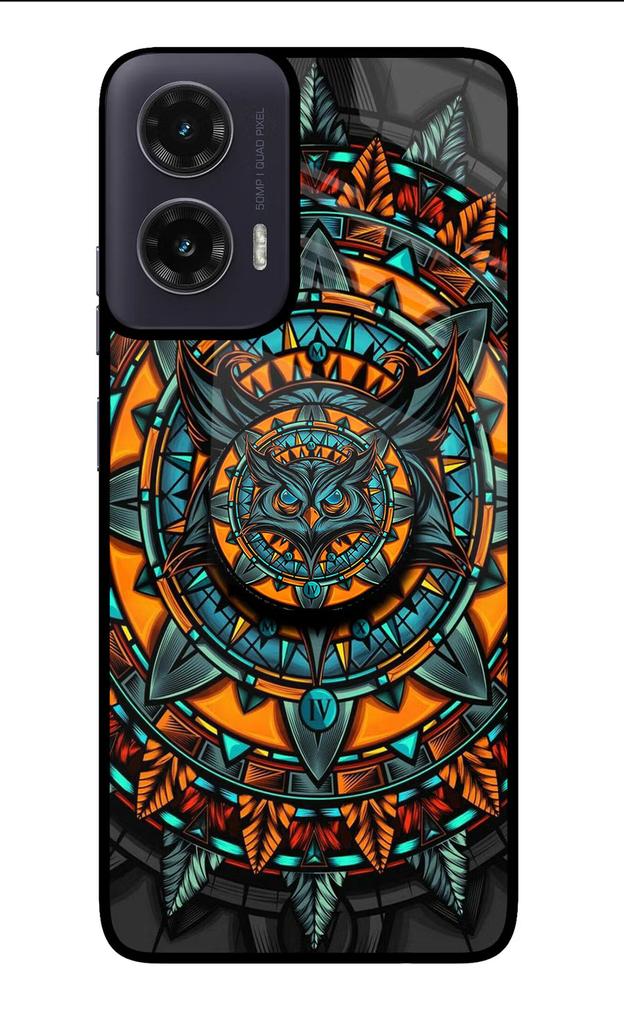 Angry Owl Moto G35 5G Pop Case, Glass case