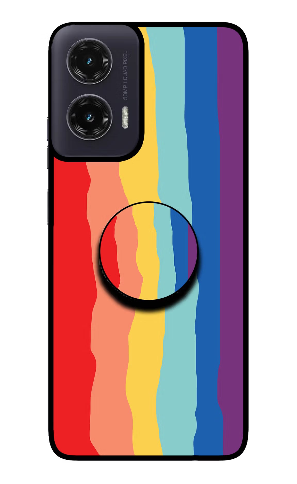 Rainbow Moto G35 5G Pop Case by Casekaro