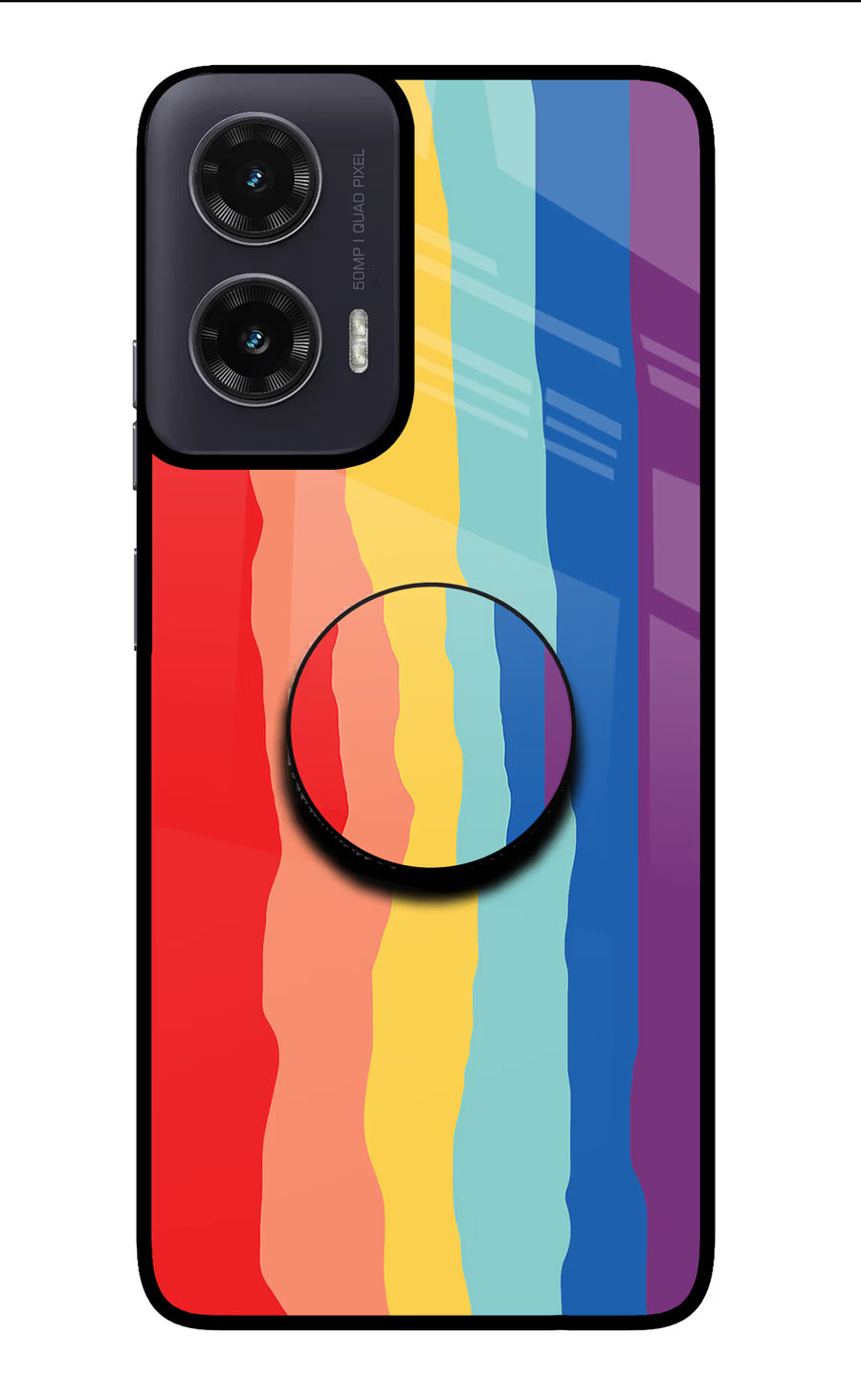 Rainbow Moto G35 5G Pop Case, Glass case
