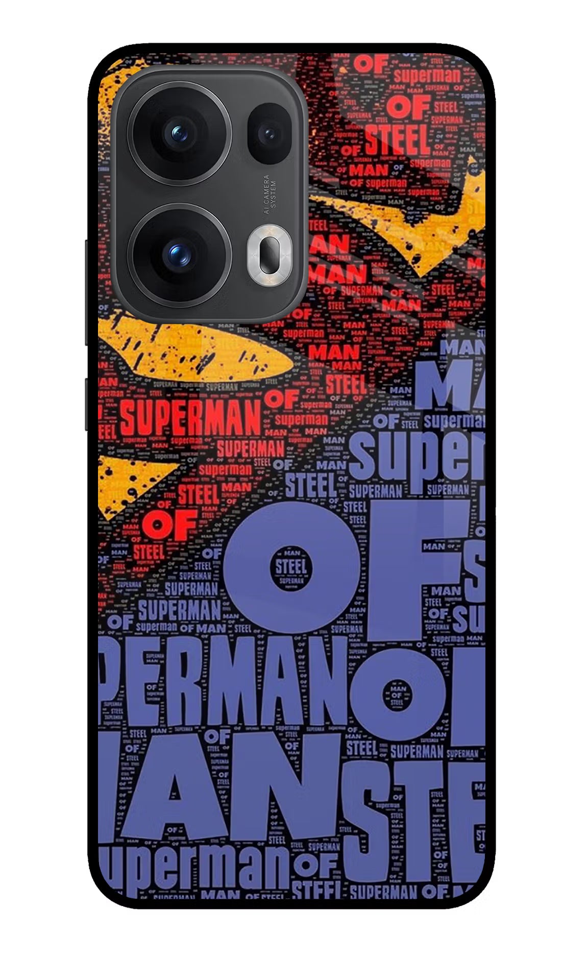 Superman Oppo Reno13 Pro 5G Glass Case Back Cover by Casekaro
