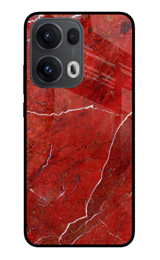 Red Marble Design Oppo Reno13 Pro 5G Glass Case