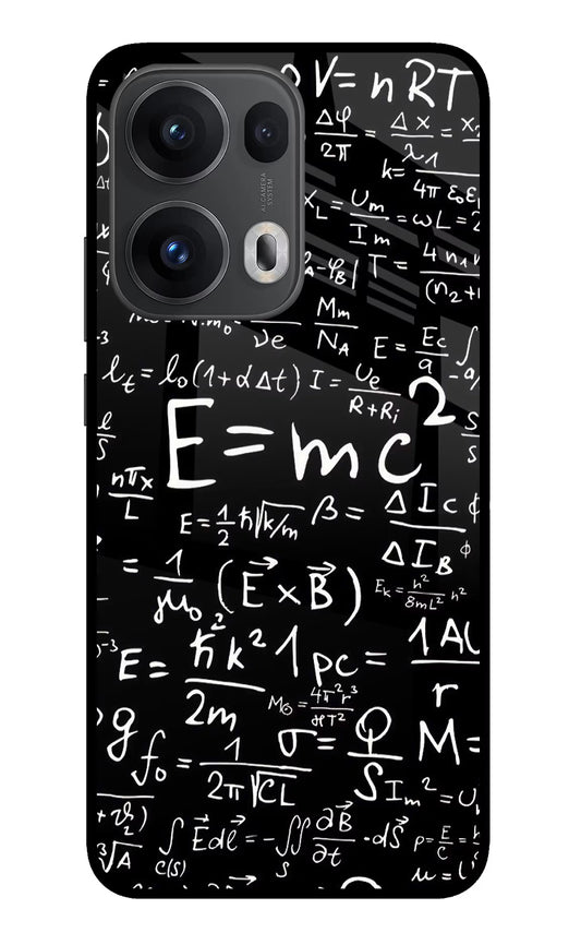 Physics Formula Oppo Reno13 Pro 5G Glass Case