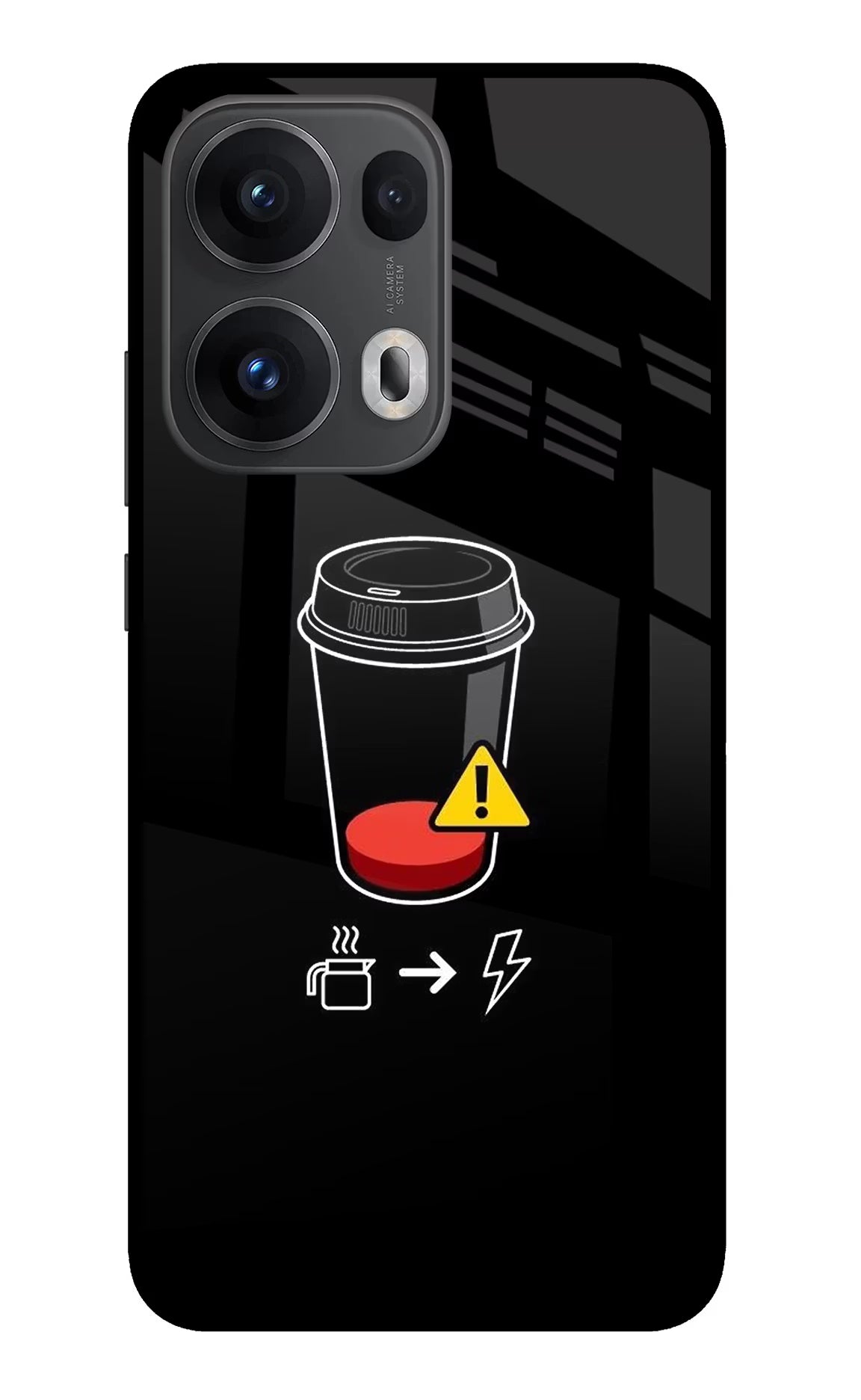 Coffee Oppo Reno13 Pro 5G Glass Case