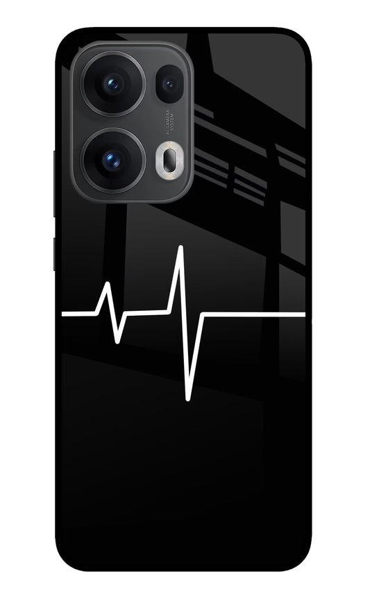 Heart Beats Oppo Reno13 Pro 5G Glass Case