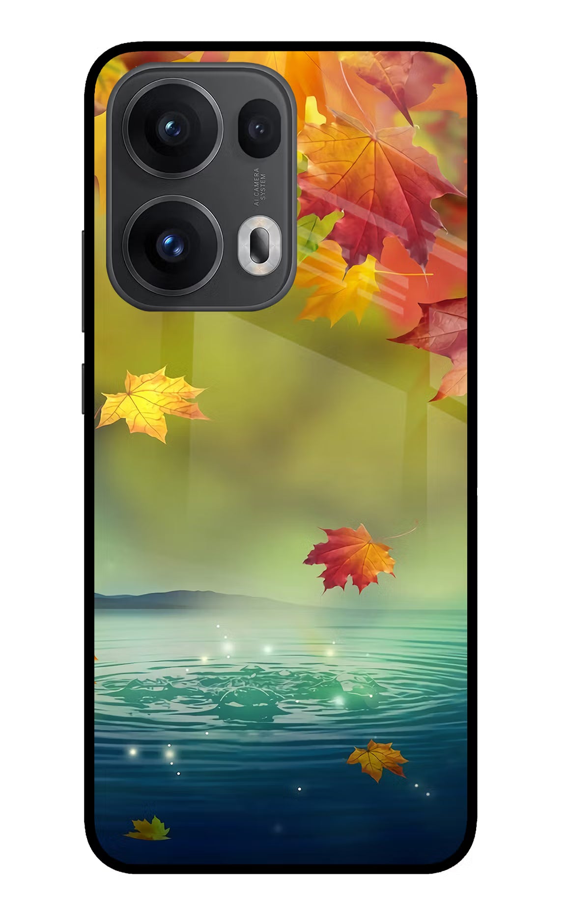 Flowers Oppo Reno13 Pro 5G Glass Case Back Cover by Casekaro