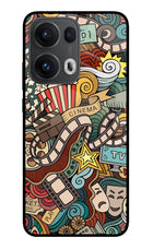 Cinema Abstract Oppo Reno13 Pro 5G Glass Case