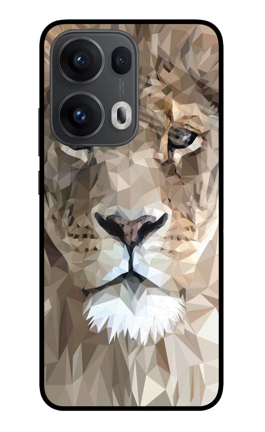 Lion Art Oppo Reno13 Pro 5G Glass Case