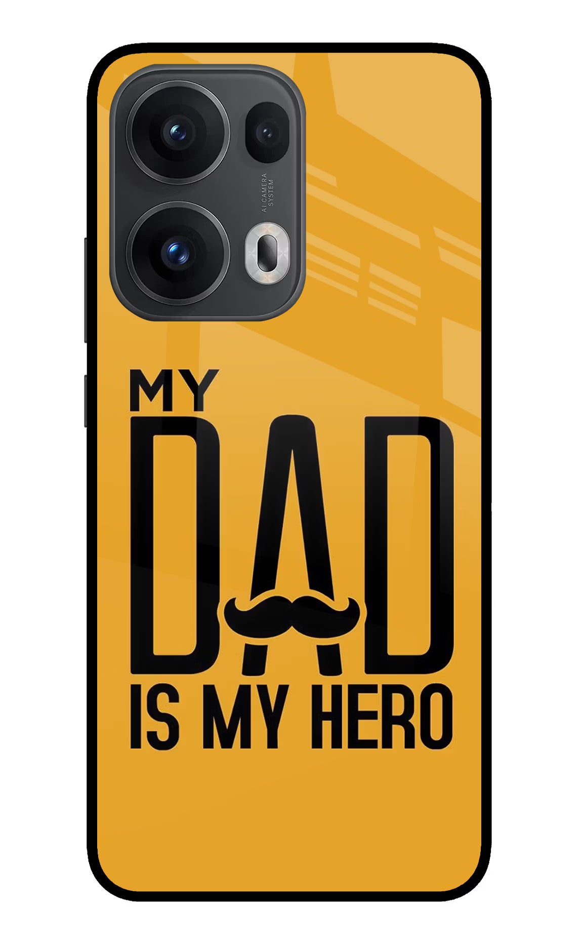 My Dad Is My Hero Oppo Reno13 Pro 5G Glass Case