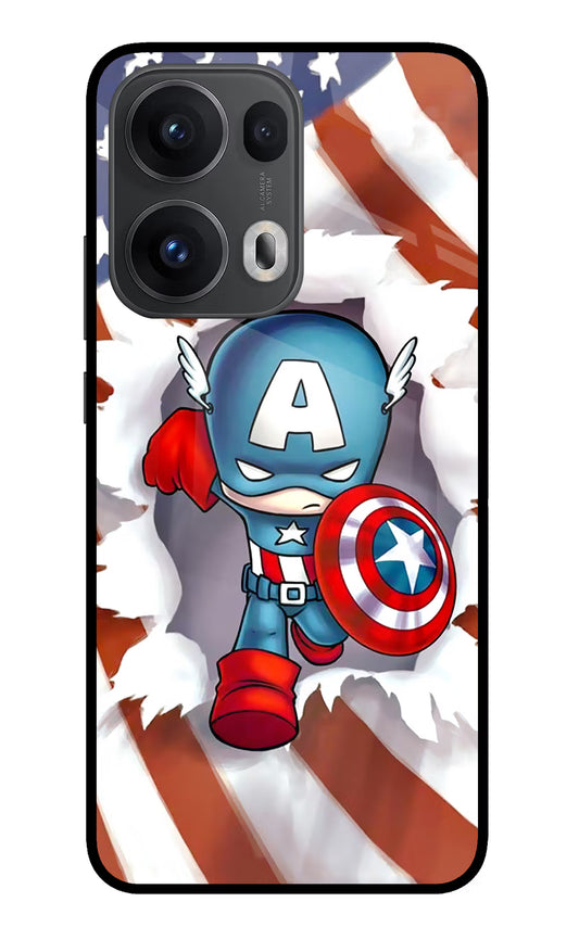 Captain America Oppo Reno13 Pro 5G Glass Case