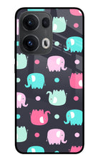 Elephants Oppo Reno13 Pro 5G Glass Case