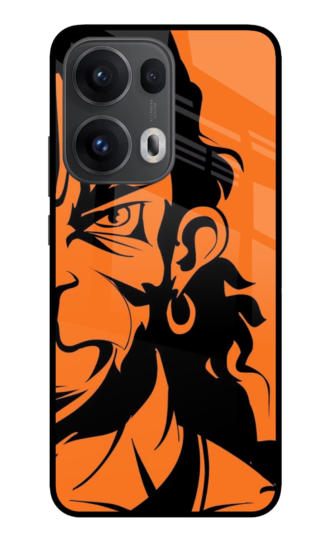 Hanuman Oppo Reno13 Pro 5G Glass Case Back Cover by Casekaro
