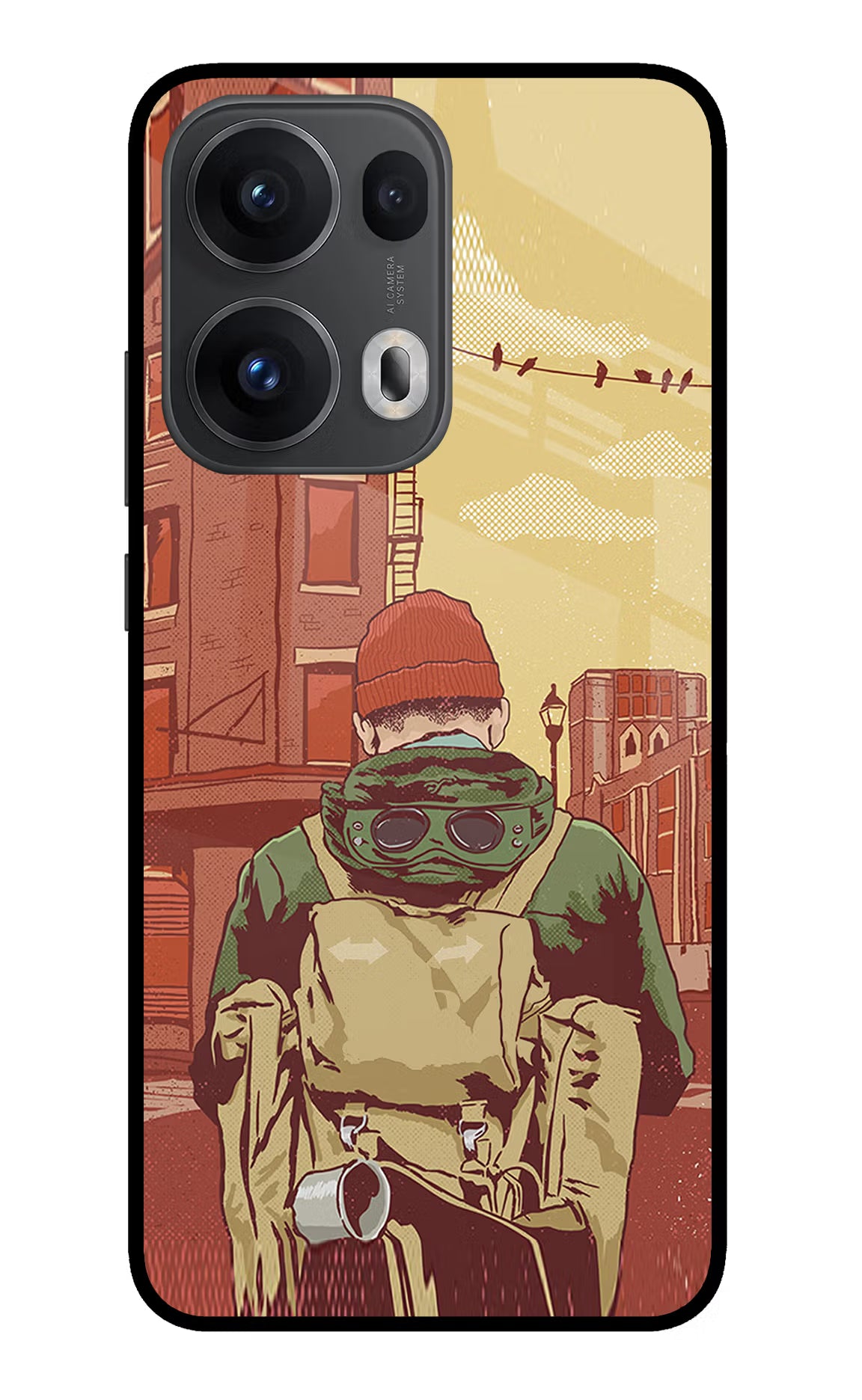 Adventurous Oppo Reno13 Pro 5G Glass Case Back Cover by Casekaro