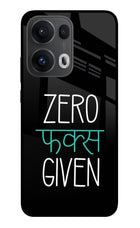 Zero Fucks Given Oppo Reno13 Pro 5G Glass Case