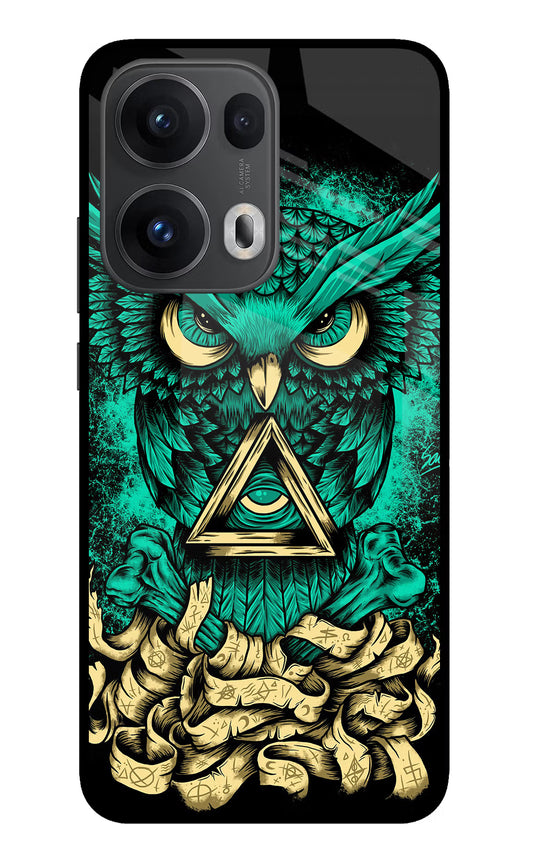 Green Owl Oppo Reno13 Pro 5G Glass Case