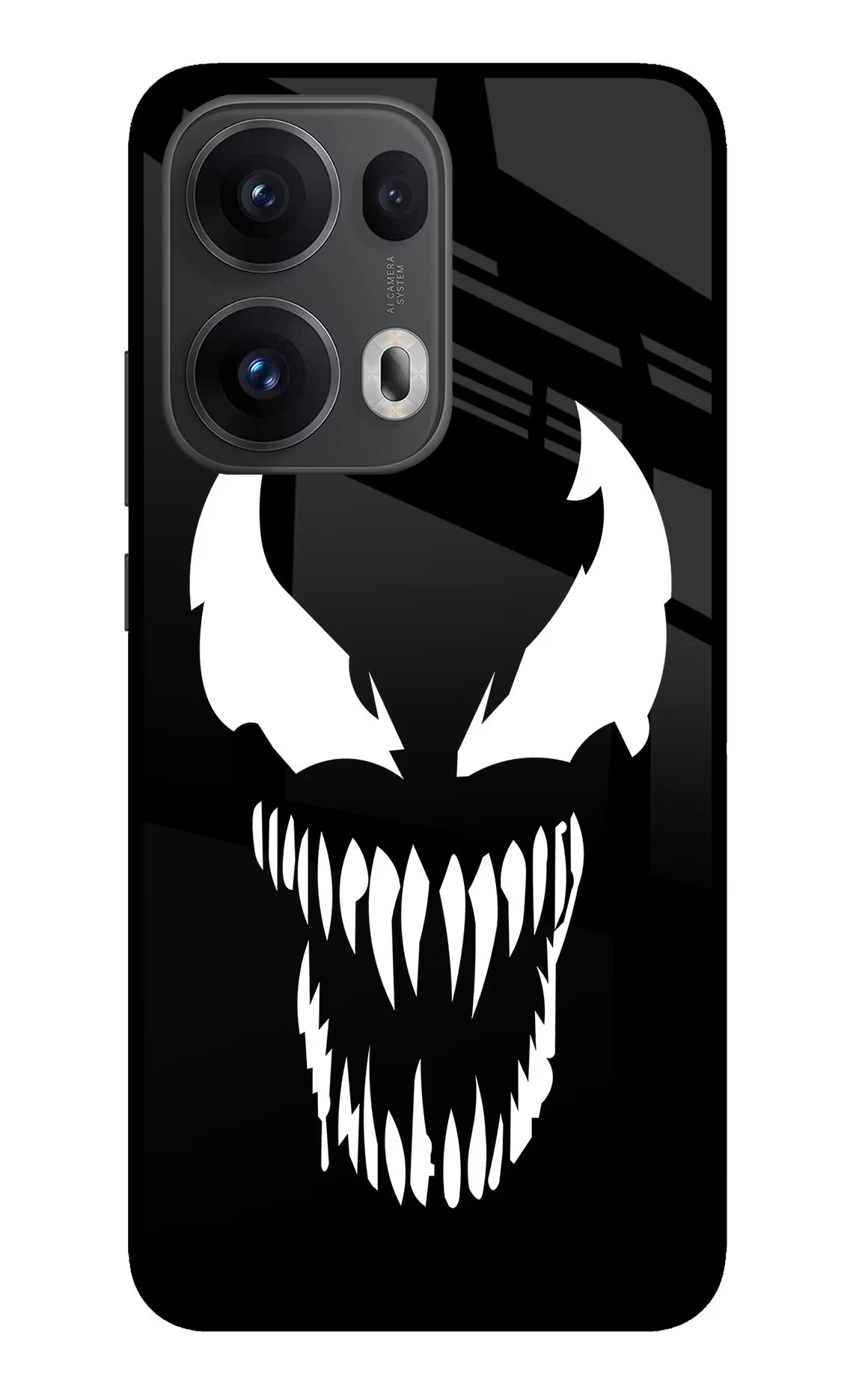 Venom Oppo Reno13 Pro 5G Glass Case Back Cover by Casekaro