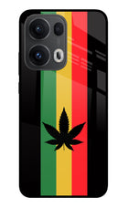 Weed Flag Oppo Reno13 Pro 5G Glass Case
