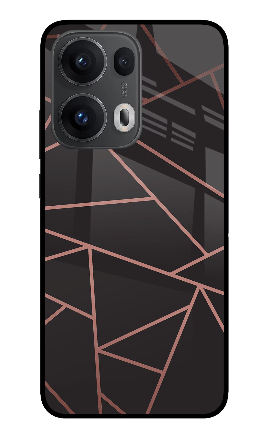 Geometric Pattern Oppo Reno13 Pro 5G Glass Case