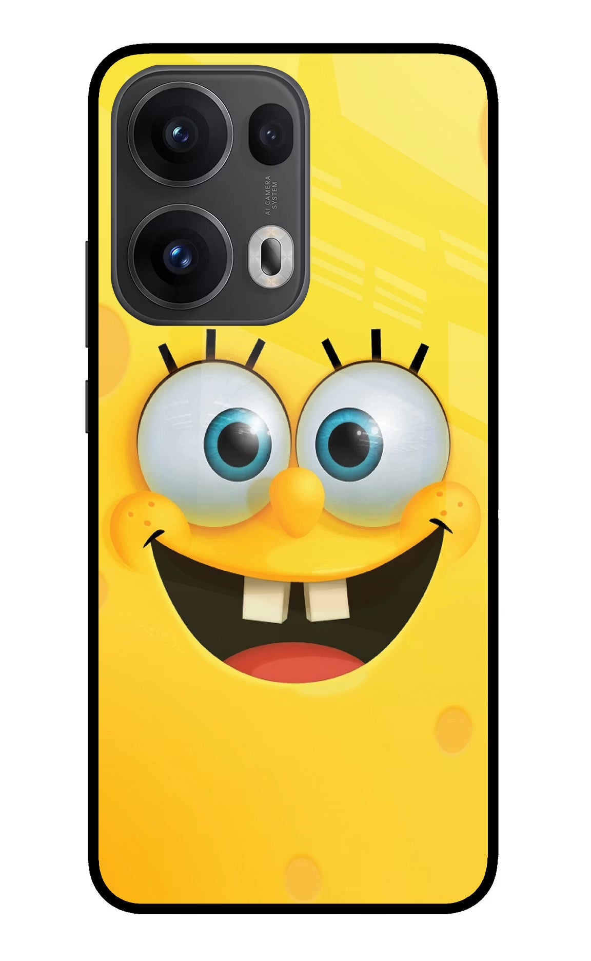 Sponge 1 Oppo Reno13 Pro 5G Glass Case Back Cover by Casekaro