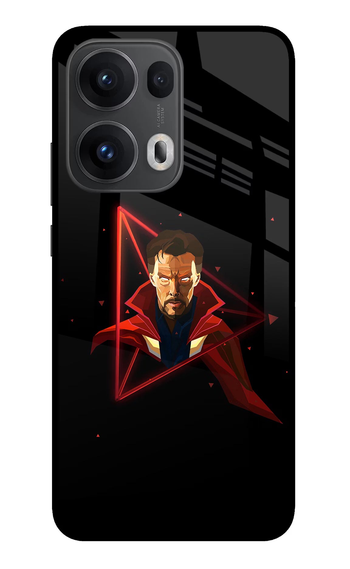 Doctor Ordinary Oppo Reno13 Pro 5G Glass Case Back Cover by Casekaro