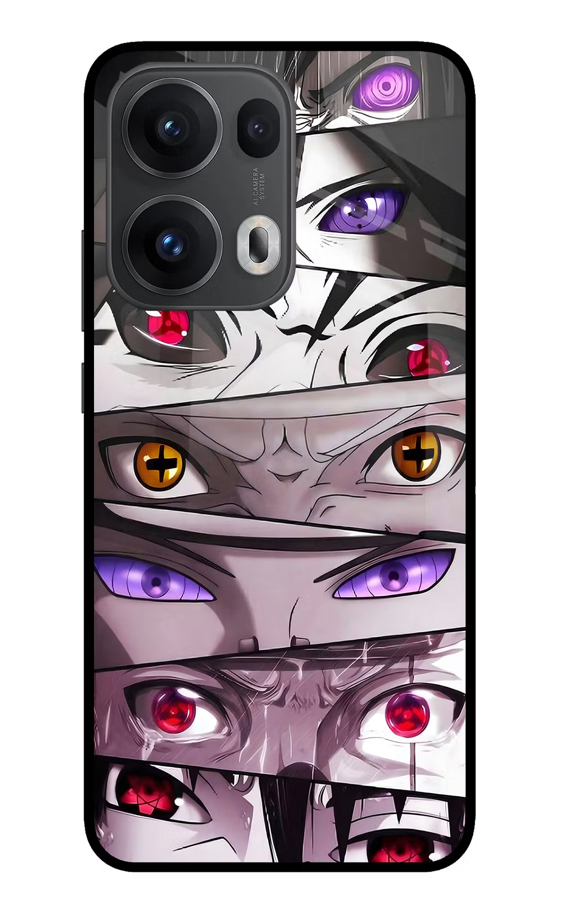 Naruto Anime Oppo Reno13 Pro 5G Glass Case Back Cover by Casekaro
