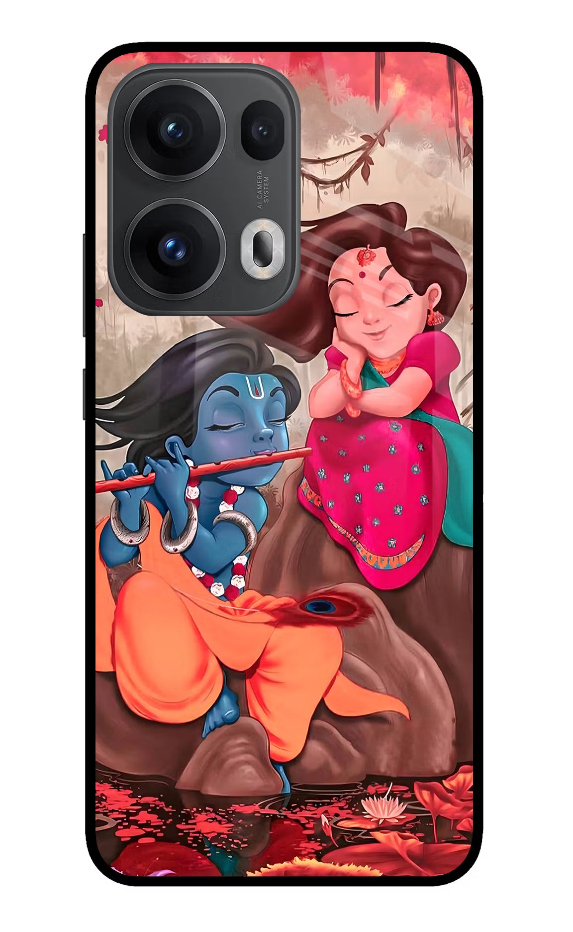 Radhe Krishna Oppo Reno13 Pro 5G Glass Case