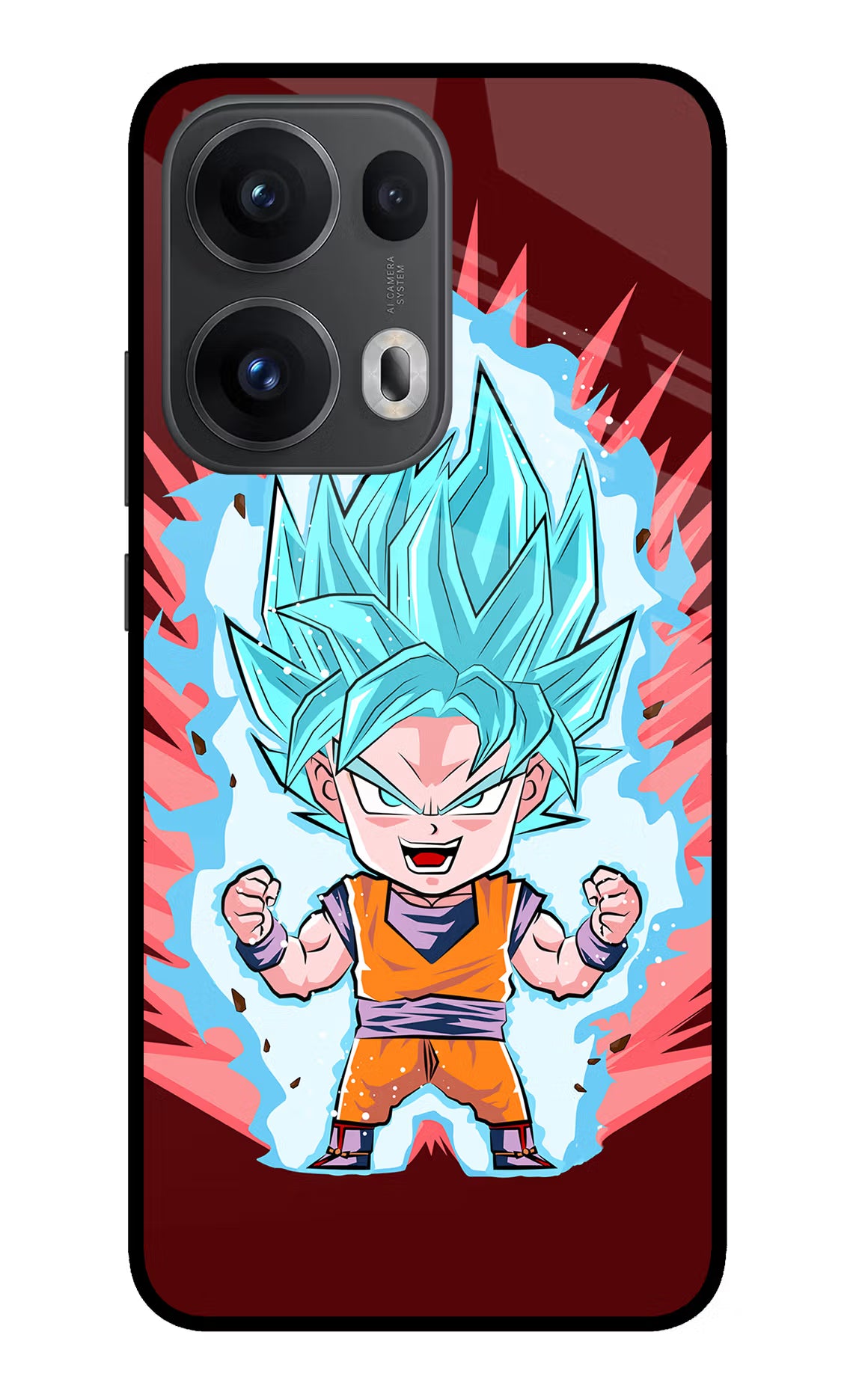Goku Little Oppo Reno13 Pro 5G Glass Case