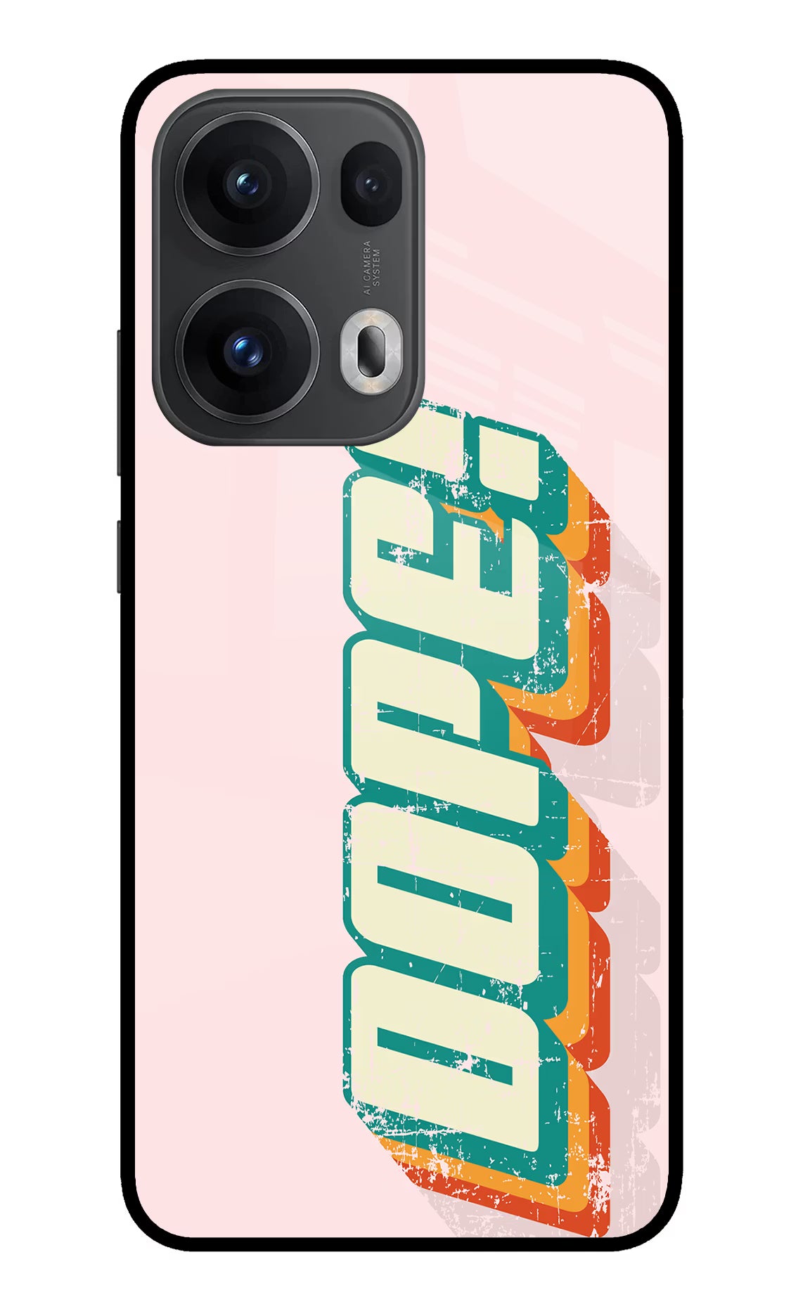 Dope Oppo Reno13 Pro 5G Glass Case Back Cover by Casekaro