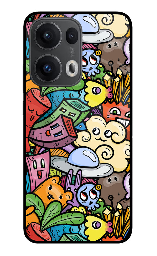 Veggie Doodle Oppo Reno13 Pro 5G Glass Case