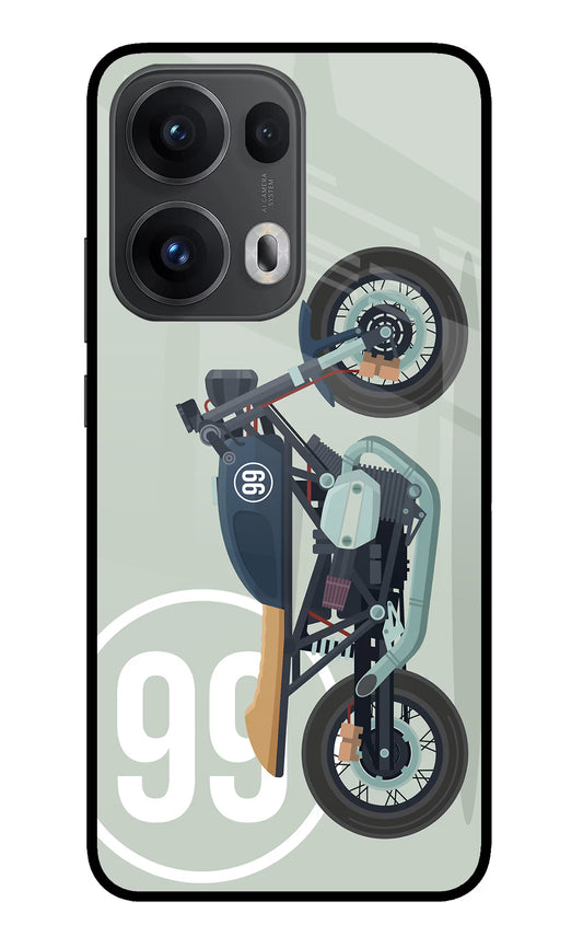 Classic Cafe Racer 99 Oppo Reno13 Pro 5G Glass Case