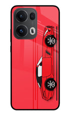 Red Velocity Oppo Reno13 Pro 5G Glass Case