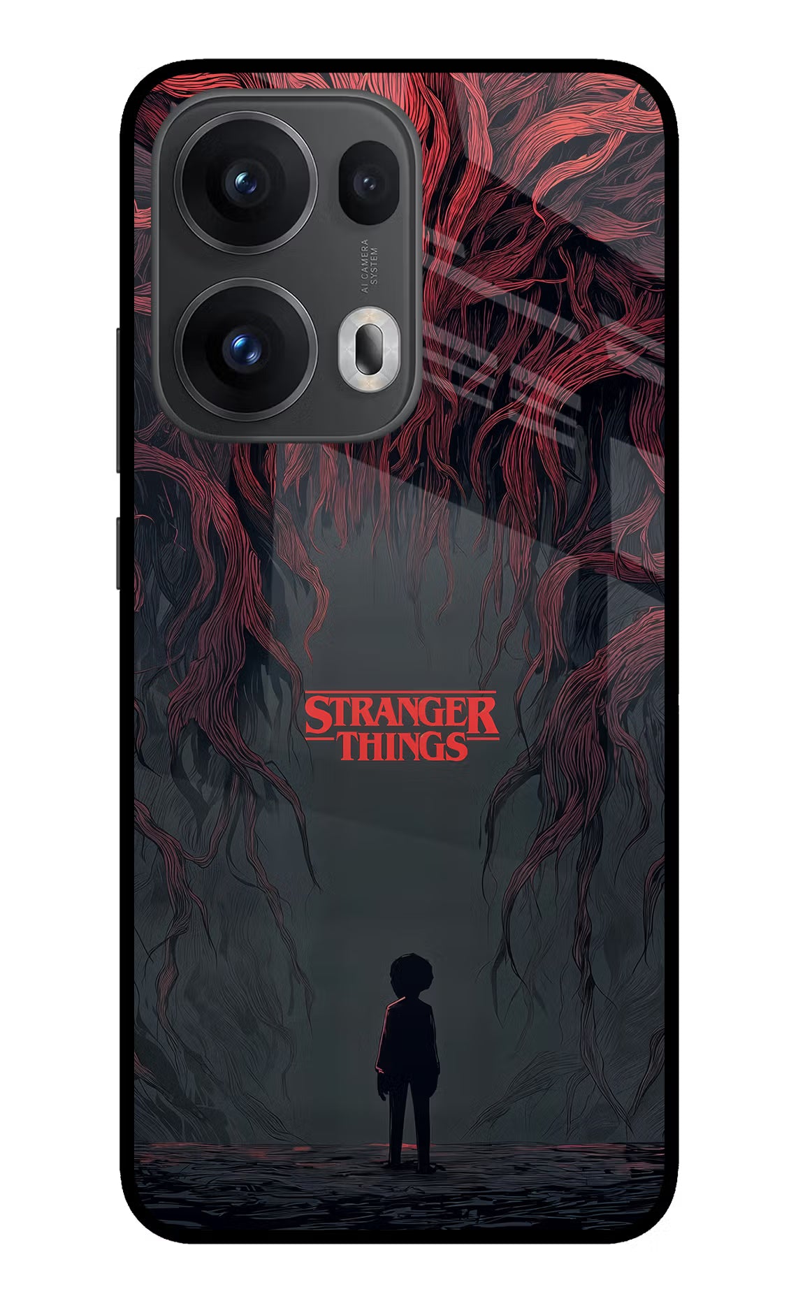 Ordinary Things Dark Side Oppo Reno13 Pro 5G Glass Case Back Cover by Casekaro