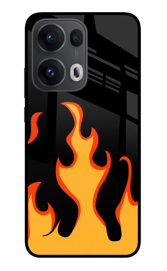 Fired Up – Black Oppo Reno13 Pro 5G Glass Case